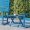 Flash Furniture Blue Portable Folding Adirondack Side Table LE-HMP-2012-1620H-BL-GG - alternate 5